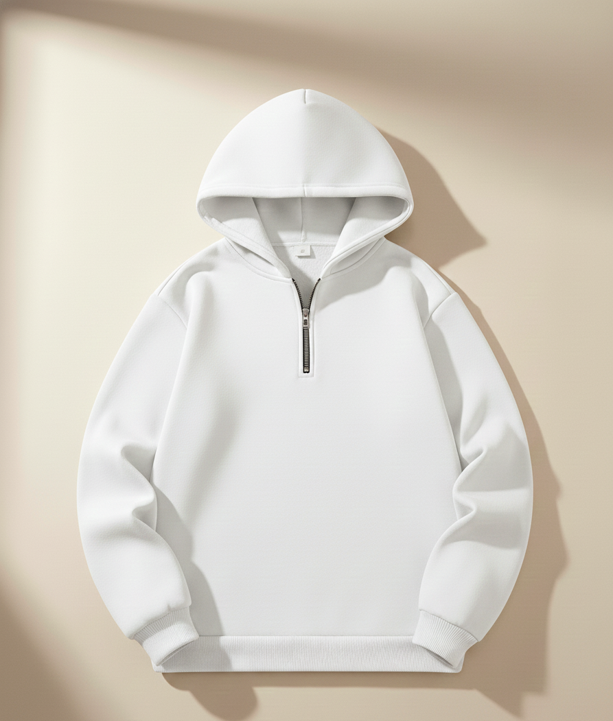 Men’s Premium Quarter-Zip Hooded Sweatshirt